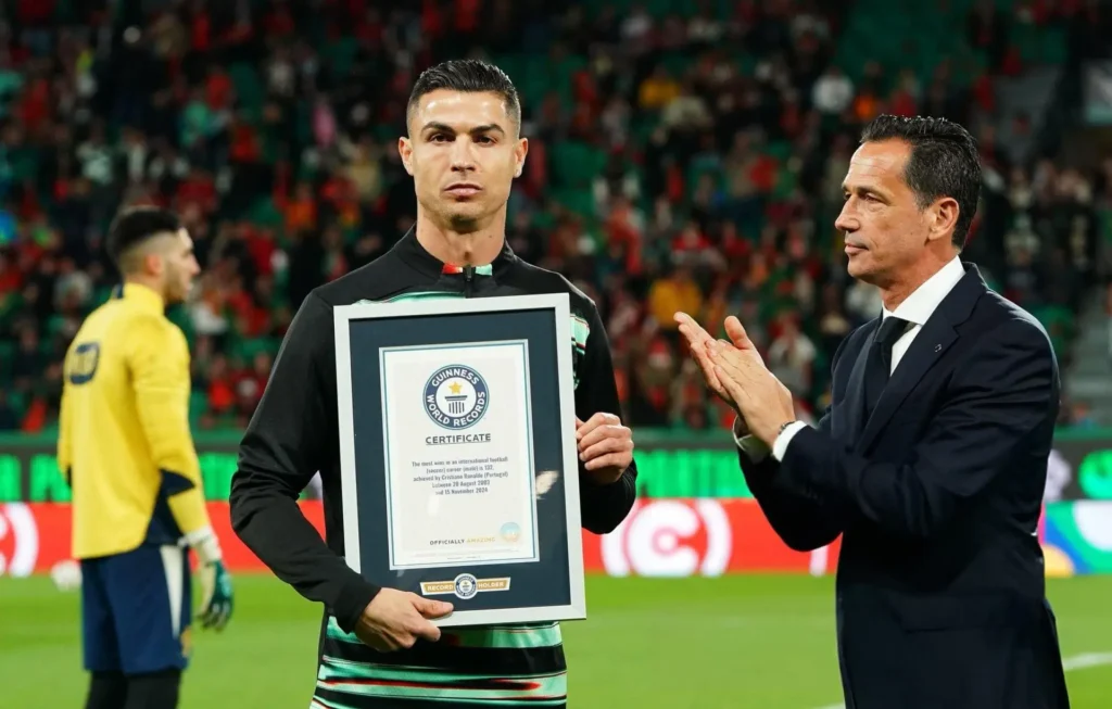 Cristiano Ronaldo scored the most in the Champions League (140 goals).