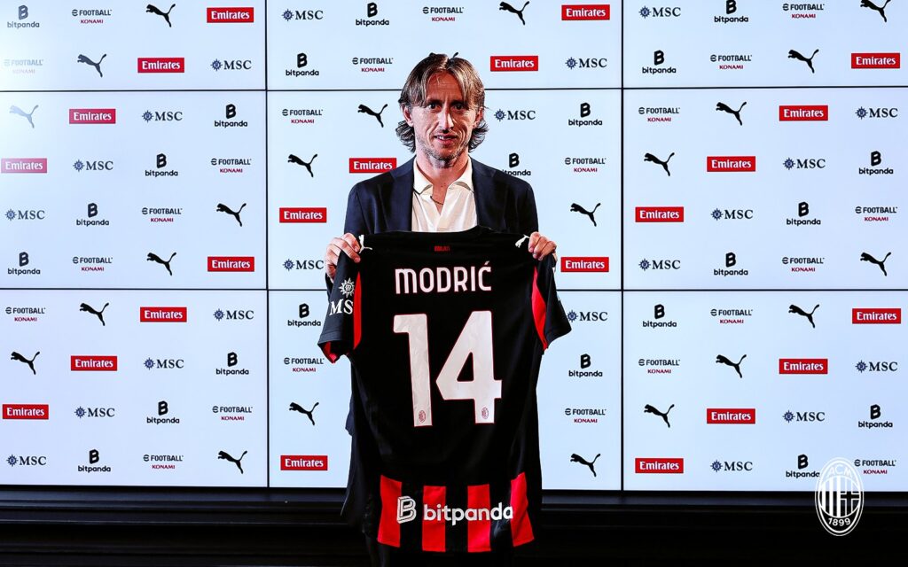 Luka Modric signed for AC Milan as a free agent during the transfer window of the summer 2025