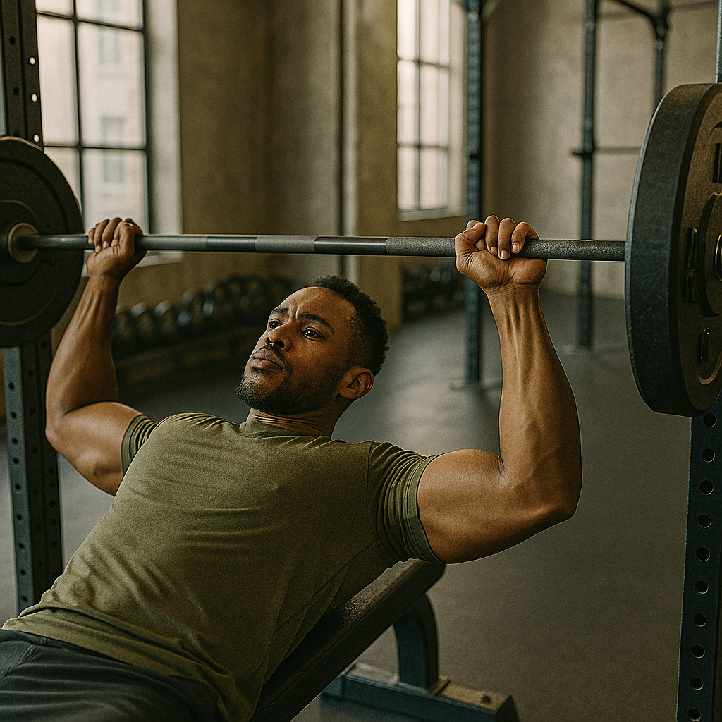 Bench press is one of the basic exercises to grow strength 