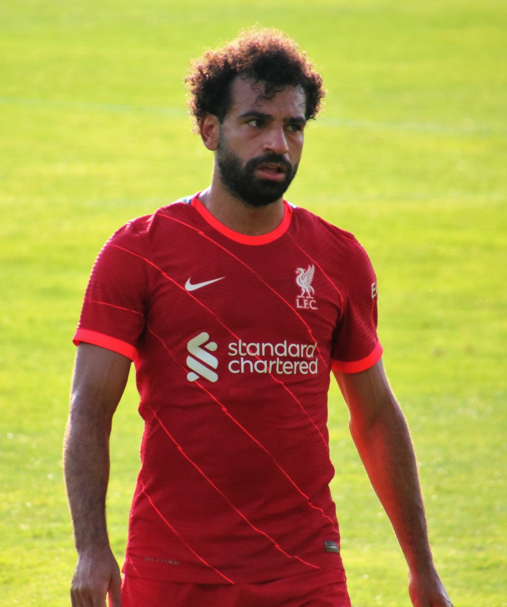 Mohamed Salah in Liverpool match action, illustrating player-level stakes around possible Anfield farewells.