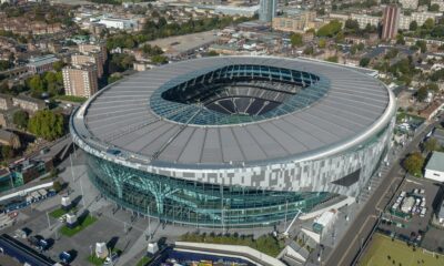 Tottenham Hotspur Stadium exterior, used as the feature image for a Premier League final-day survival analysis.